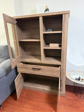Vitrina baja Arezzo Roble