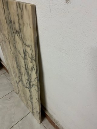 2piezas d mármol natural baldas encimera decorativ