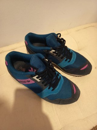 Zapatillas Adidas Azul y Rosa
