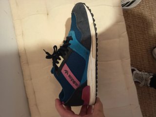 Zapatillas Adidas Azul y Rosa