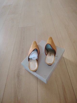Zapatos de vestir mujer tacón amarillo