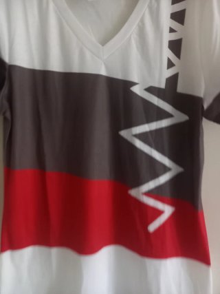 Camiseta Mujer Estampado Geométrico Talla M