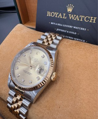 Rolex Datejust 36 ref. 16233 Diamantes