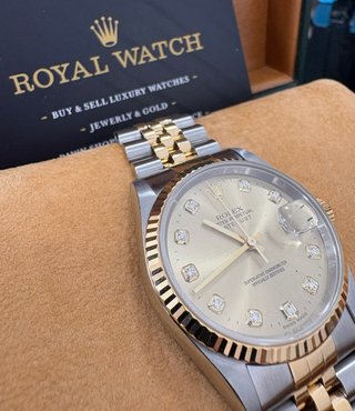 Rolex Datejust 36 ref. 16233 Diamantes