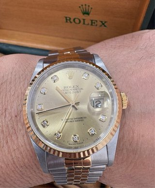 Rolex Datejust 36 ref. 16233 Diamantes