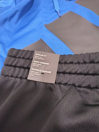 Conjunto Adidas Hoodie y Pantalón Negro Azul