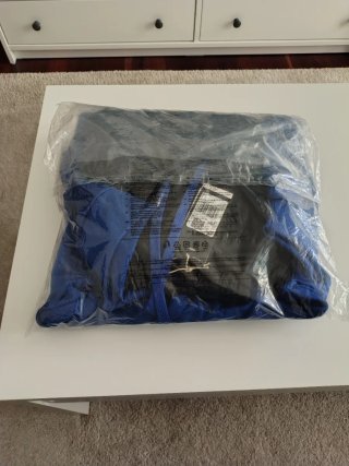 Conjunto Adidas Hoodie y Pantalón Negro Azul