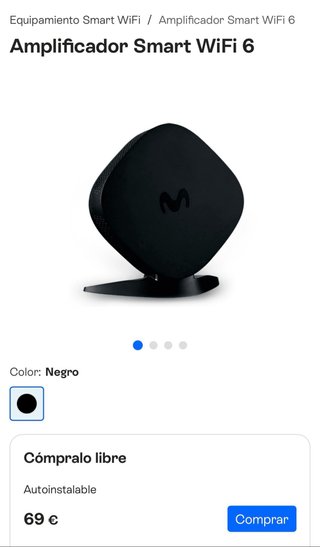 Amplificador Smart Wifi 6 Movistar