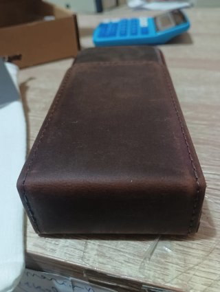 Estuche Piel Hiram 3 Bolígrafos