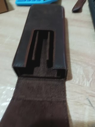 Estuche Piel Hiram 3 Bolígrafos