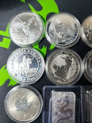 9 onzas de plata para inversión