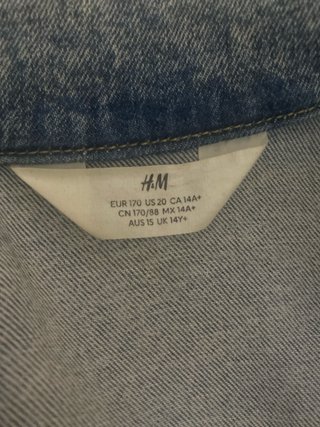 Chaqueta tejana desgastada