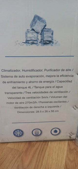 Climatizador MYWAVE Negro/Blanco