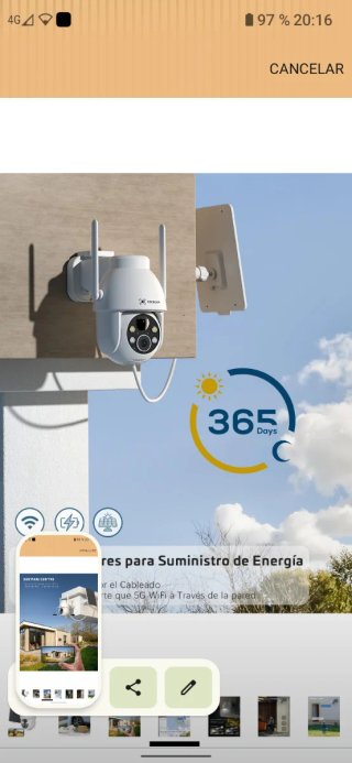 Cámara Vigilancia COCOCAM  Solar WiFi Exterior