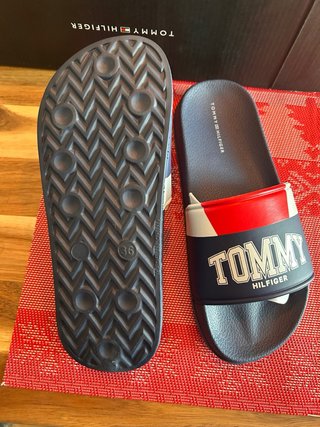 Chanclas Tommy Hilfiger Azul y Rojo
