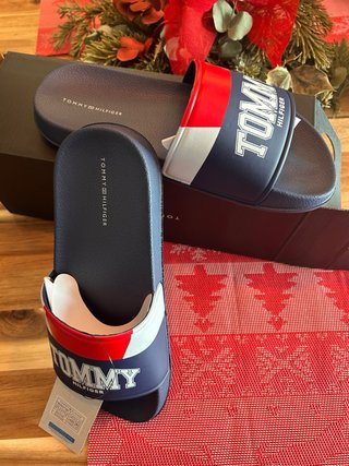 Chanclas Tommy Hilfiger Azul y Rojo