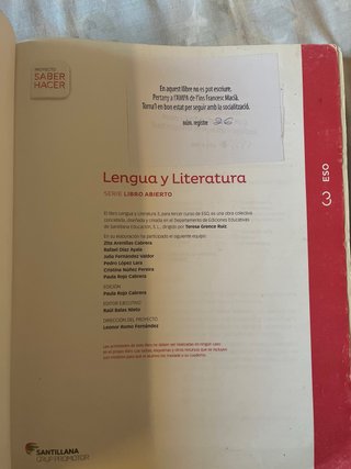 Lengua castellana y literatura, 3 ESO serie Lib...