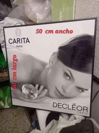Cuadro/Cartel Publicitario Carita y Decleor 50 cm