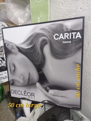 Cuadro/Cartel Publicitario Carita y Decleor 50 cm