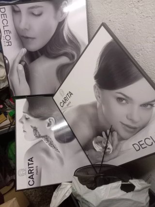 3 Cuadros/Cartel Publicidad, Carita/ Decleor 50X50