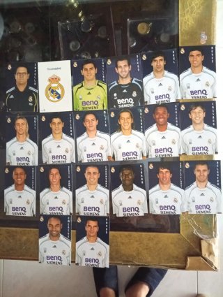 20 Postales Oficiales Real Madrid 2005-2006