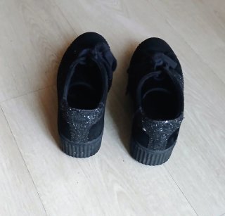 Zapatillas negras con plataforma