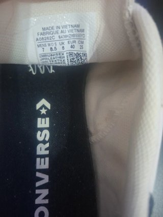 Converse Beige/Blanco Talla 40