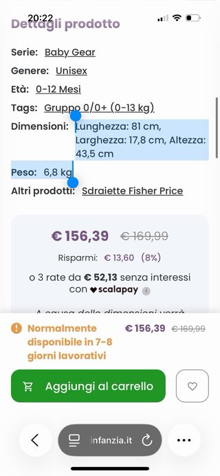 Altalena Fisher-Price Cuccioli della Natura