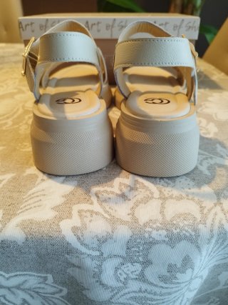 Sandalias Cesare Gaspari Piel. Talla 38, 25cm