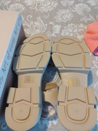 Sandalias Cesare Gaspari Piel. Talla 38, 25cm
