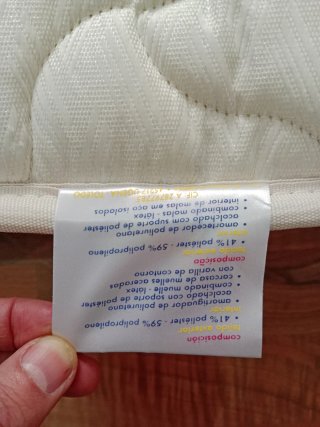 Colchón para cuna bebé