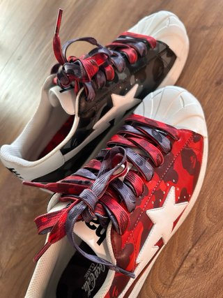 BAPE x Coca-Cola Zapatillas Rojas y Blancas