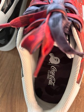 BAPE x Coca-Cola Zapatillas Rojas y Blancas