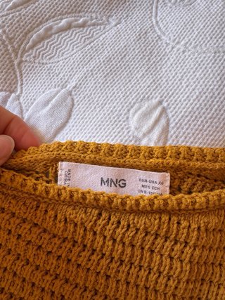 Top Crochet Hombro Descubierto