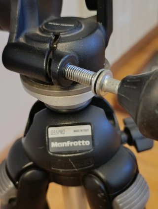 Trípode Manfrotto 055PRO y cabezal 808RC4