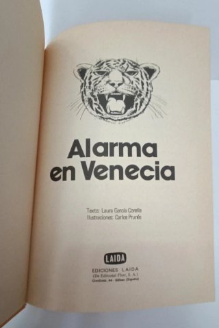 Libro Alarma en Venecia (1979)