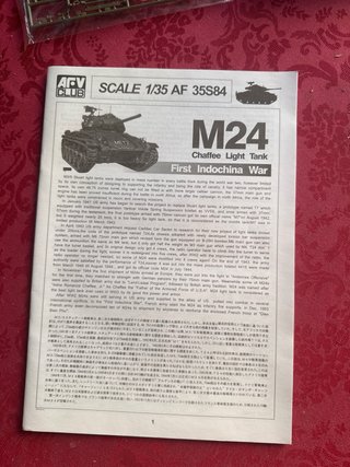 Maqueta Tanque M24 Chaffee AFV Club 1/35