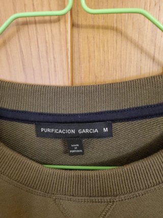 Sudadera Purificación García Verde Talla M