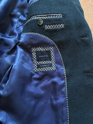 Chaqueta Cortefiel de caballero azul/gris Talla XL
