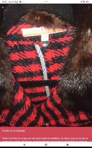 Chaqueta cuadros VILAGALLO Talla 44