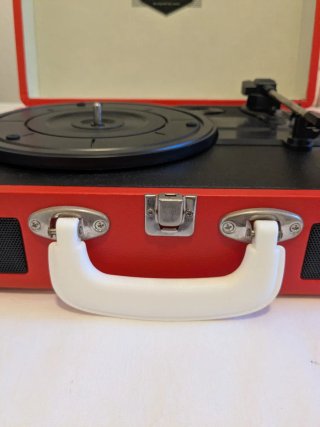 Tocadiscos Nostalogy Rojo con Altavoz