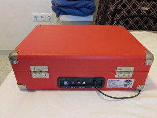 Tocadiscos Nostalogy Rojo con Altavoz