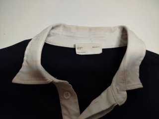 Jersey rugby azul marino y blanco