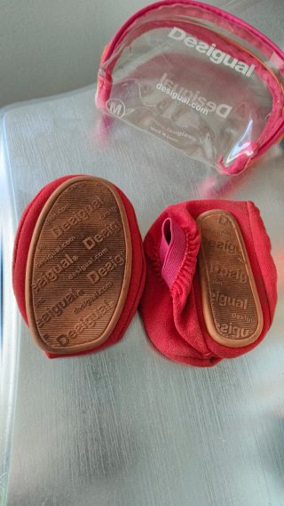Zapatillas Desigual Flexibles Talla 36 Rojas