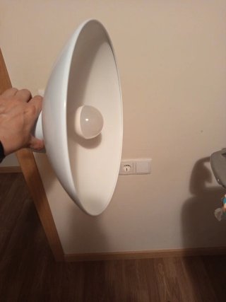 Lámpara colgante blanca