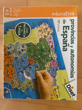 Puzzle Educativo Provincias y Autonomías España