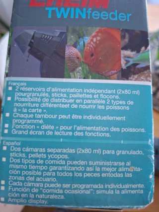 EHEIM TWINfeeder Alimentador Doble Peces