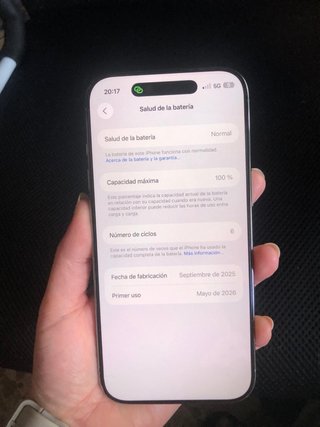 Iphone air17 NUEVO comprado mayo 120€ rebaja