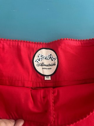 Pantalón Almatrichi Rojo ( solo inpost)