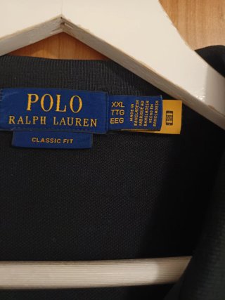 Polo Ralph Lauren Hombre Negro Talla XXL